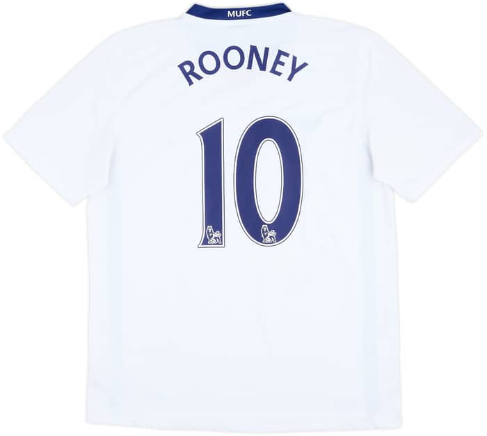 2008-10 Manchester United Away Shirt Rooney #10 - 8/10 - (M)