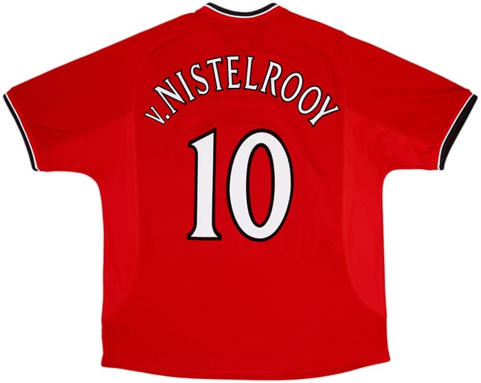 2000-02 Manchester United Home Shirt V.Nistelrooy #10 - 10/10 - (XXL)