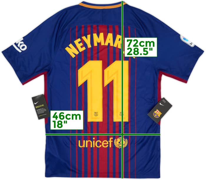 2017-18 Barcelona Home Shirt Neymar Jr #11 (S)
