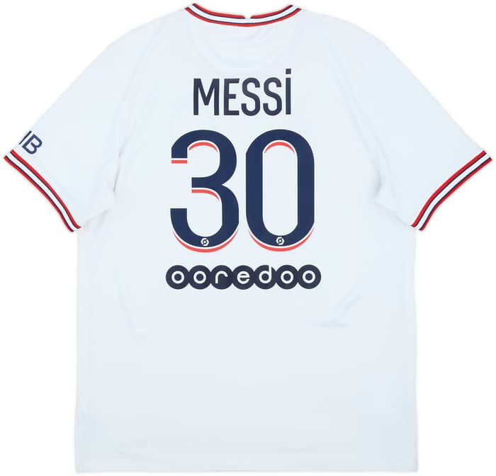 2021-22 Paris Saint-Germain Fourth Shirt Messi #30 - 8/10 - (L)