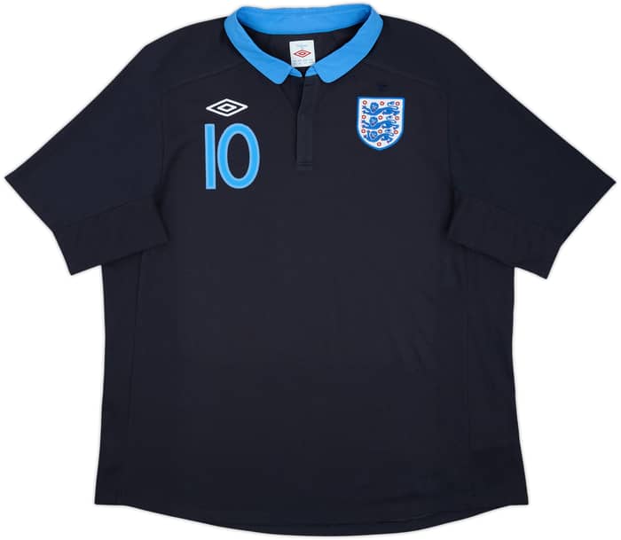 2011-12 England Away Shirt Rooney #10 - 9/10 - (3XL)
