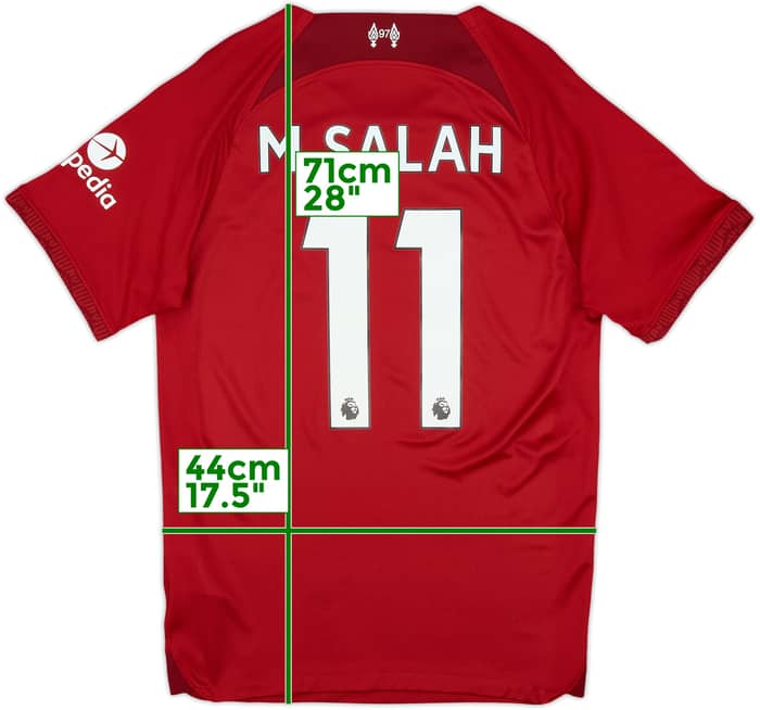 2022-23 Camiseta Local Liverpool M.Salah #11 - 7/10 - (S)