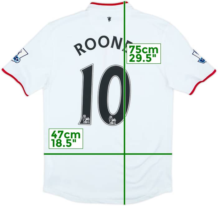 2012-14 Manchester United Away Shirt Rooney #10 - 8/10 - (S)