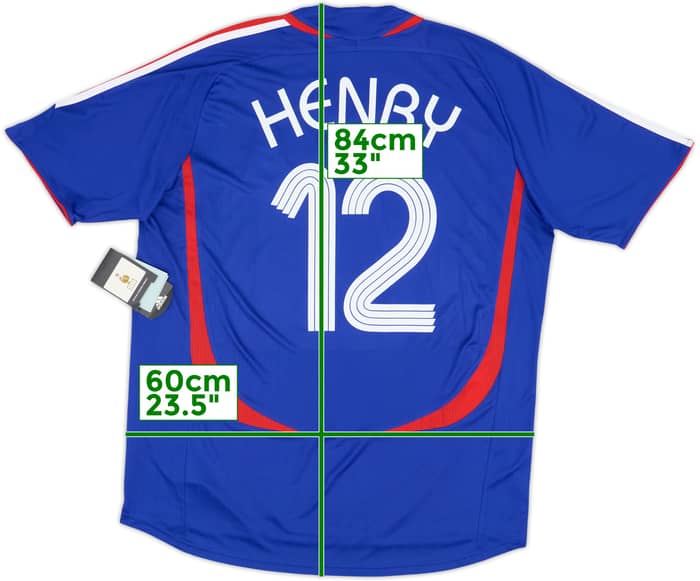 2006-07 France Home Shirt Henry #12 (XL)