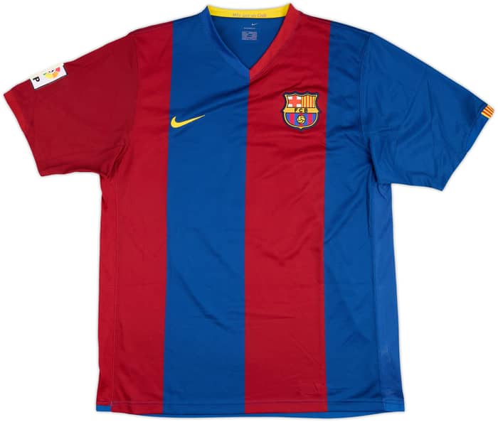 2006-07 Barcelona Home Shirt Ronaldinho #10 - 9/10 - (L)