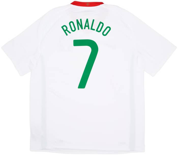 2008-10 Portugal Away Shirt Ronaldo #7 (XL)