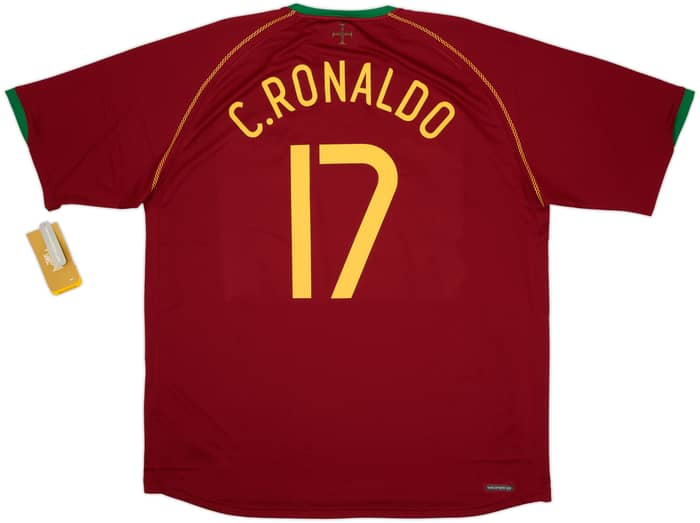 2006-08 Portugal Home Shirt C.Ronaldo #17 (XXL)
