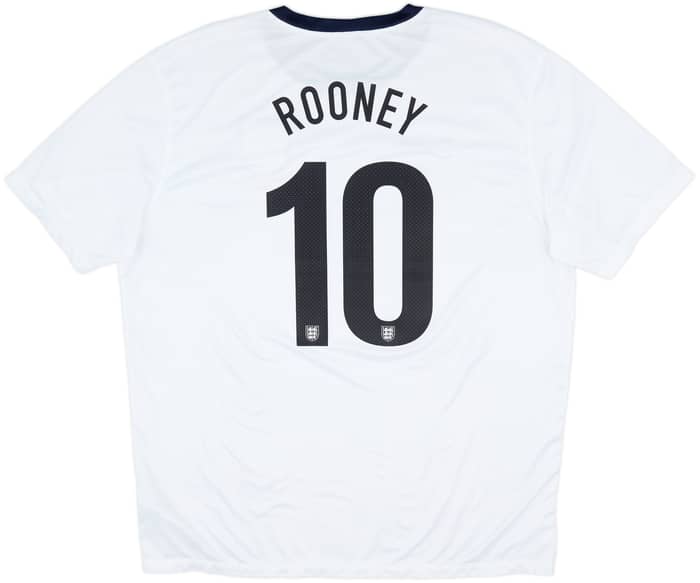 2013 England 150th Anniversary Home Shirt Rooney #10 - 8/10 - (XXL)