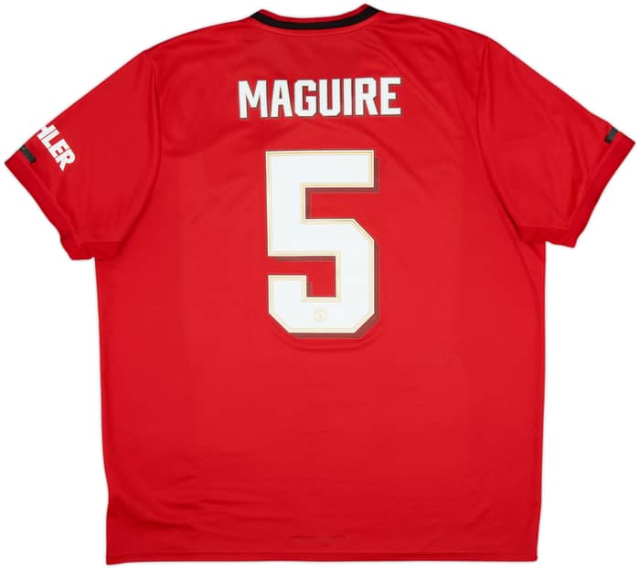 2019-20 Manchester United Home Shirt Maguire #5 - 6/10 - (XXL)