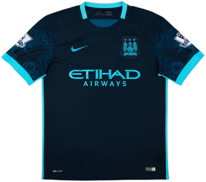 2015-16 Manchester City Away Shirt De Bruyne #17 - 7/10 - (M)