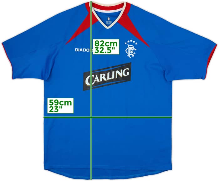 2003-05 Rangers Camiseta Local - 9/10 - (L)