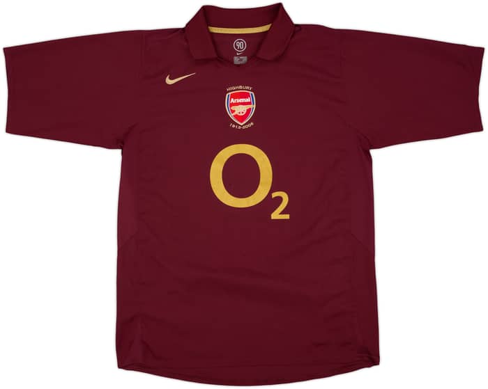 2005-06 Arsenal Home Shirt Henry #14 - 9/10 - (L)