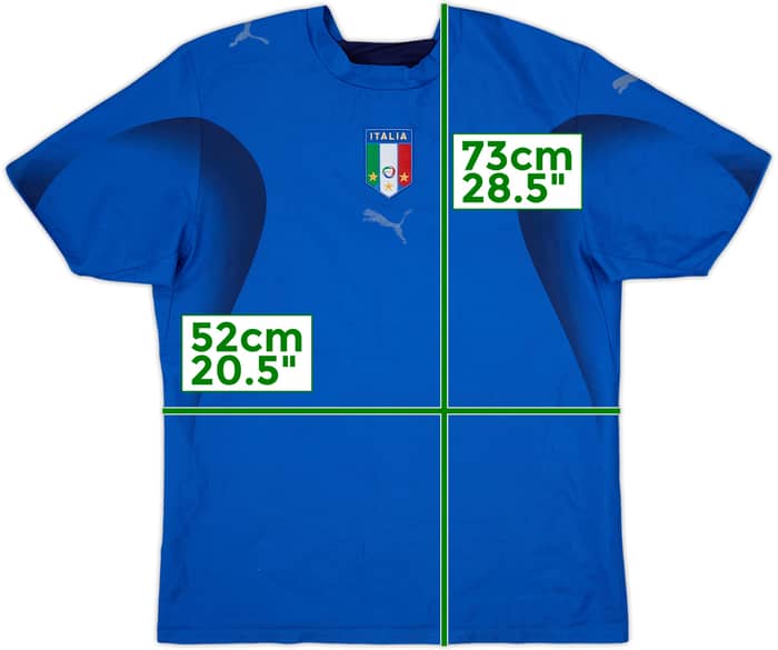 2006 Italy Home Shirt - 4/10 - (L)