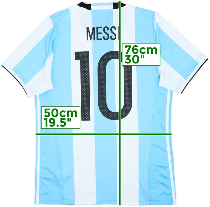 2016-17 Argentina Home Shirt Messi #10 (M)