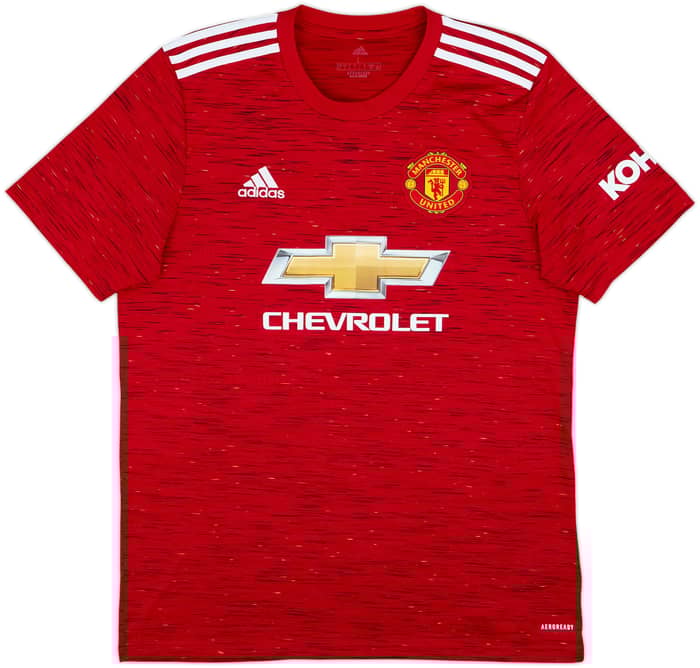 2020-21 Manchester United Home Shirt Pogba #6 - 9/10 - (L)