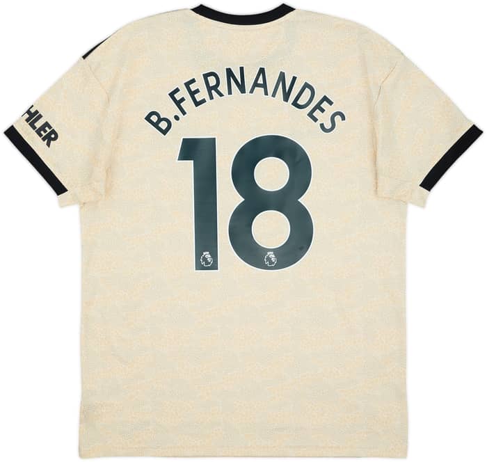 2019-20 Manchester United Away Shirt B.Fernandes #18 - 10/10 - (L)