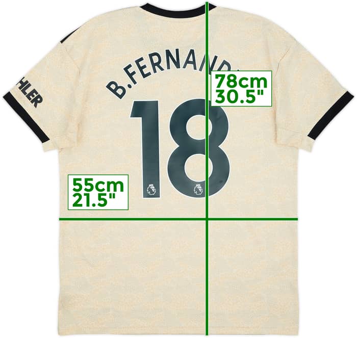 2019-20 Manchester United Away Shirt B.Fernandes #18 - 10/10 - (L)