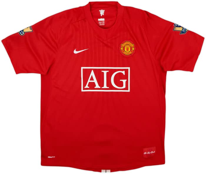 2007-09 Manchester United Home Shirt Berbatov #9 - 5/10 - (L)