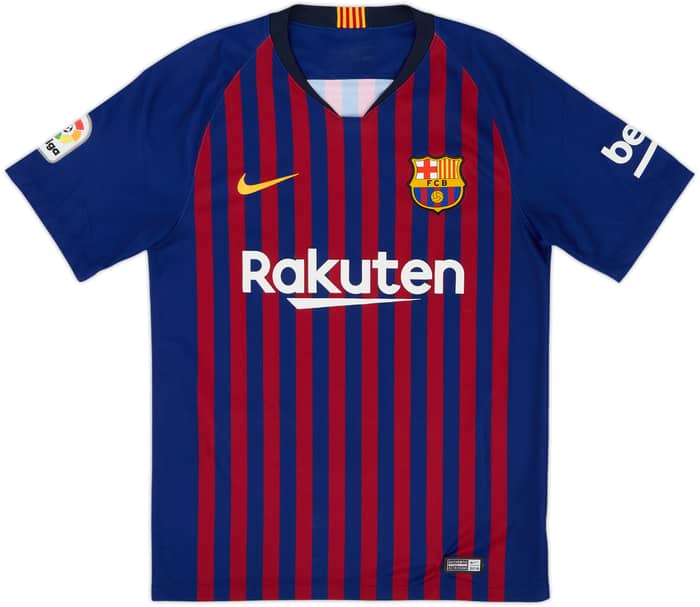 2018-19 Barcelona Home Shirt Messi #10 - 8/10 - (S)
