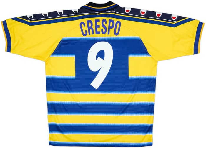 1999-00 Parma Home Shirt Crespo #9 - 8/10 - (L)
