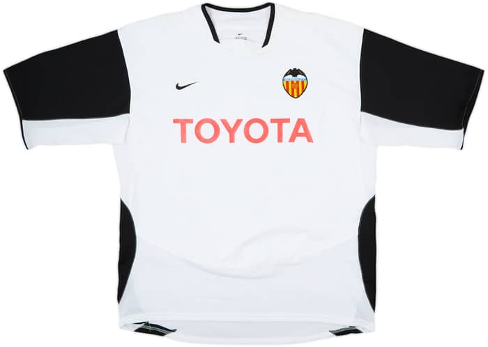 2003-04 Valencia Home Shirt - 8/10 - (XL)