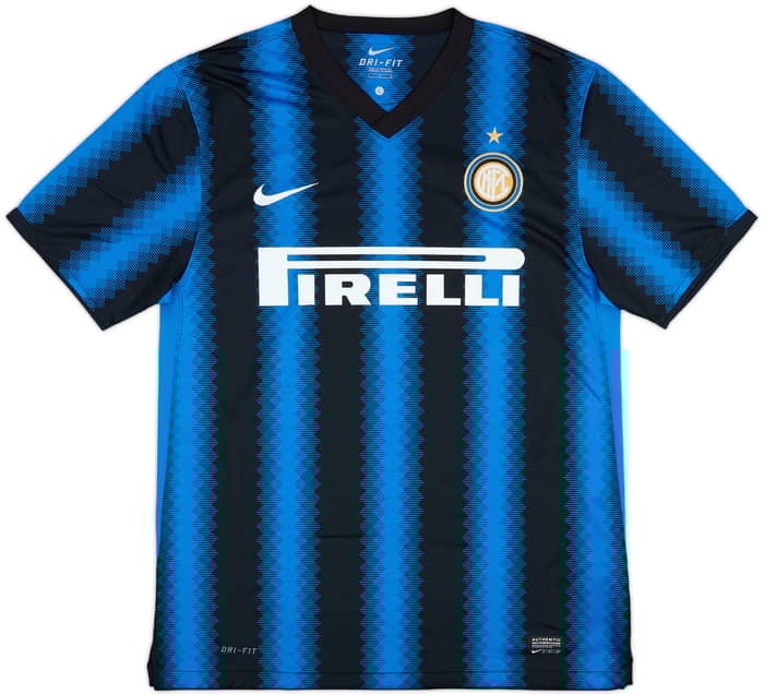 2010-11 Inter Milan Home Shirt Eto'o #9 - 9/10 - (L)