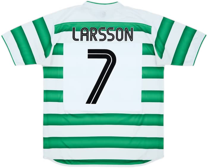 2003-04 Celtic Home Shirt Larsson #7 - 7/10 - (L)