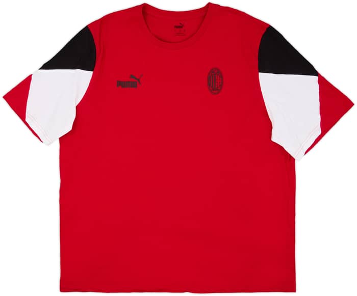 2021-22 AC Milan Puma Cotton Tee - 6/10 - (XL)