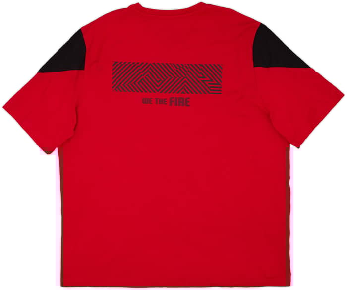 2021-22 AC Milan Puma Cotton Tee - 6/10 - (XL)