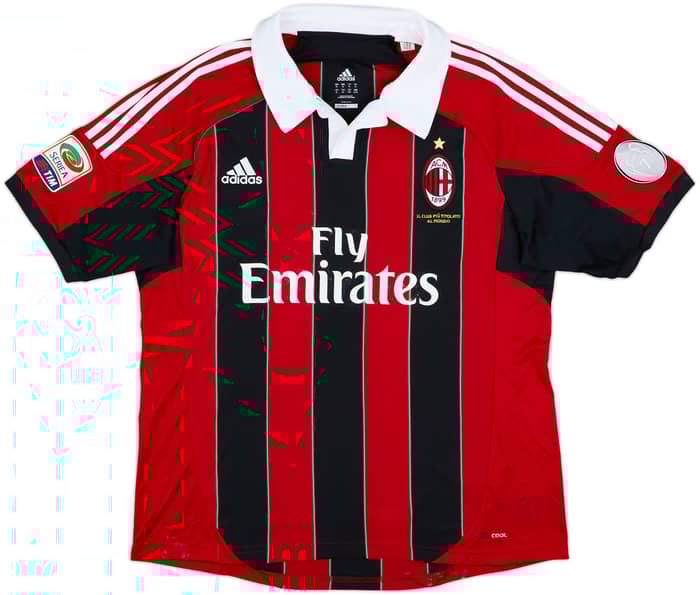 2012-13 AC Milan Signed Home Shirt El Shaarawy #92 - 3/10 - (XL)