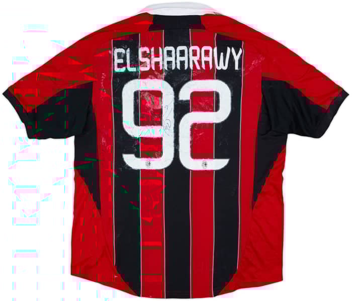 2012-13 AC Milan Signed Home Shirt El Shaarawy #92 - 3/10 - (XL)
