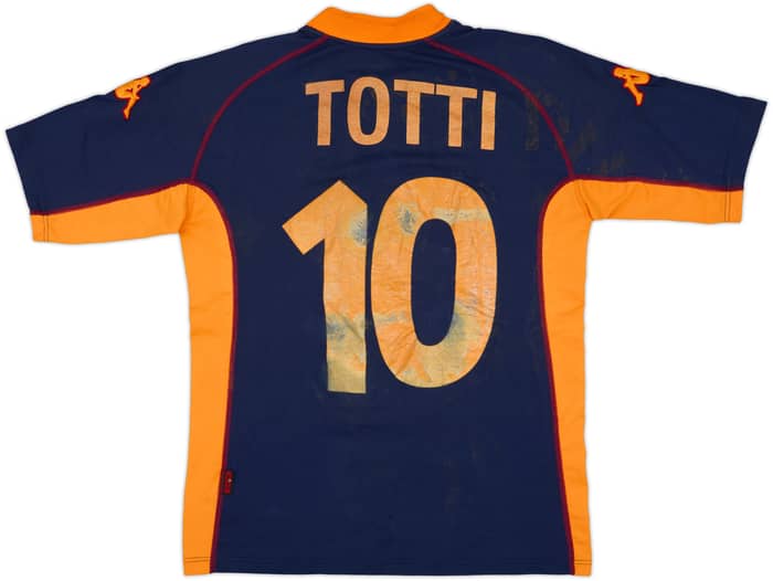 2001-02 Roma Third Shirt Totti #10 - 4/10 - (M)
