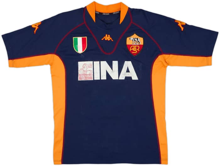 2001-02 Roma Third Shirt Totti #10 - 4/10 - (M)