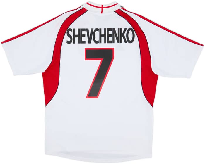 2000-02 AC Milan Camiseta Visitante Shevchenko #7 - 7/10 - (L)