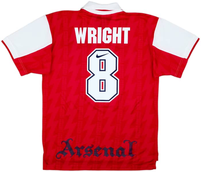 1994-96 Arsenal Home Shirt Wright #8 - 8/10 - (L)