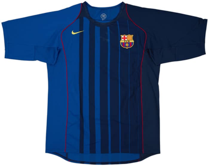 2004-05 Barcelona Away Shirt Ronaldinho #10 - 7/10 - (L)