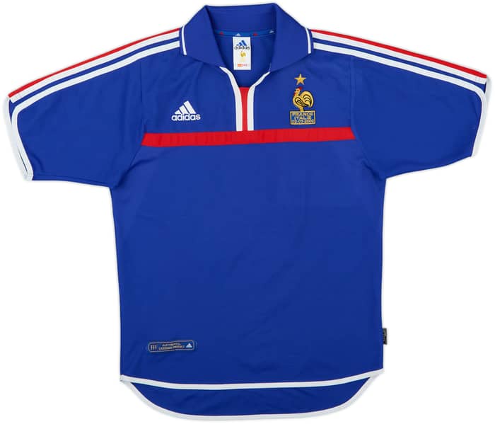 2000-02 France Camiseta Local Zidane #10 - 6/10 - (S)