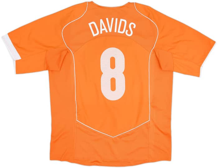 2004-06 Netherlands Home Shirt Davids #8 - 8/10 - (XL)