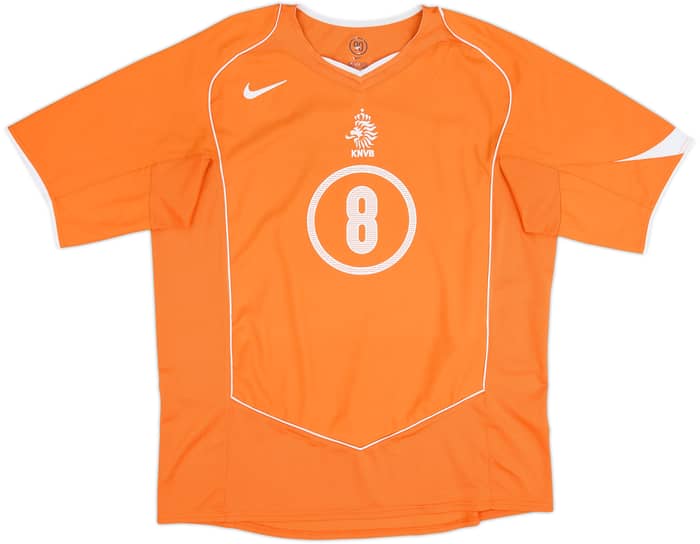 2004-06 Netherlands Home Shirt Davids #8 - 8/10 - (XL)