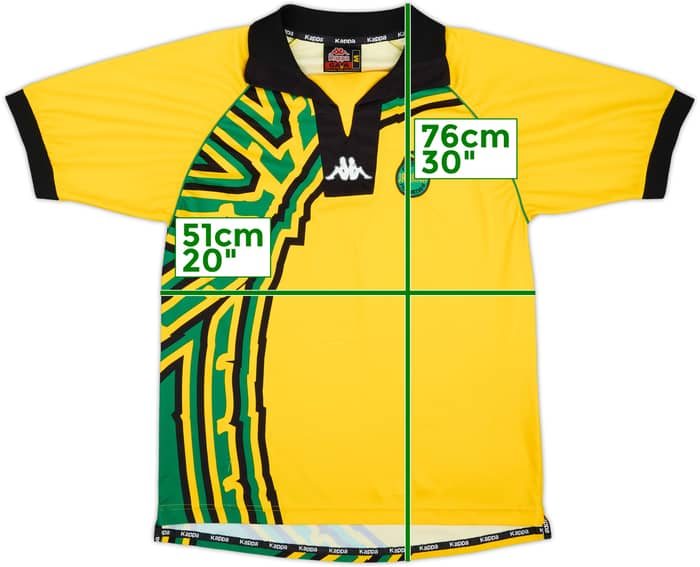 1998-00 Jamaica Home Shirt - 8/10 - (M)