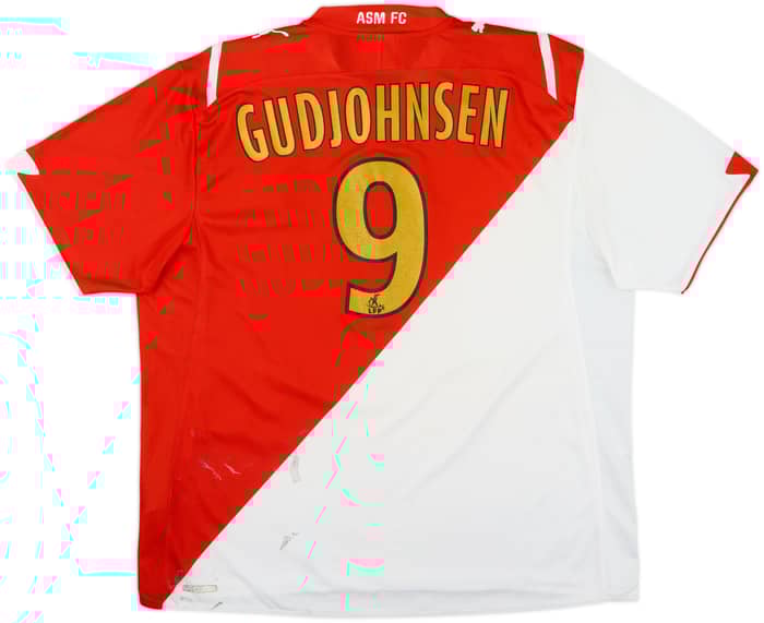 Camiseta de local del Monaco 2009-10 Gudjohnsen #9 - 5/10 - (XXL)