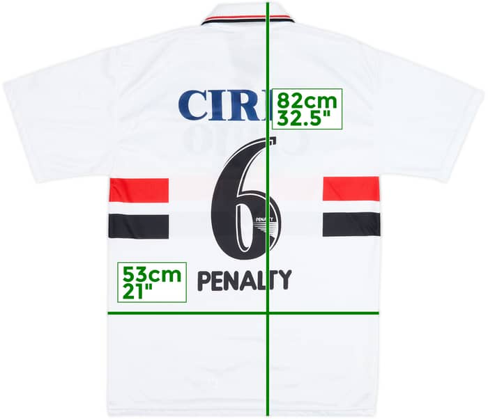 Camiseta de local del Sao Paulo 1999 #6 - 8/10 - (L)