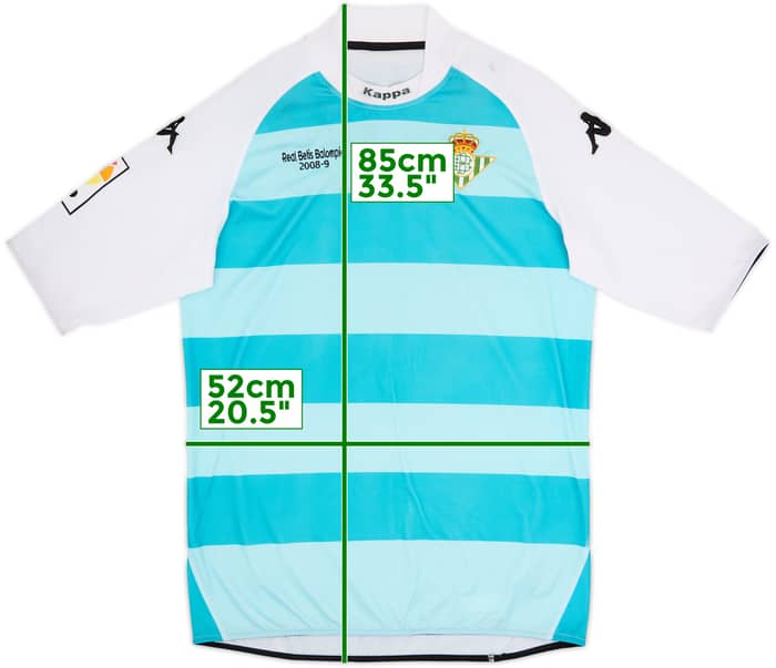 Camiseta de la tercera equipación del Real Betis 2008-09 Edu #10 - 3/10 - (XXL)