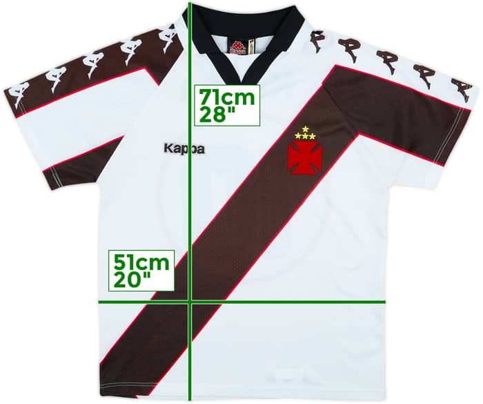 1997 Vasco da Gama Away Shirt #10 - 8/10 - (S)