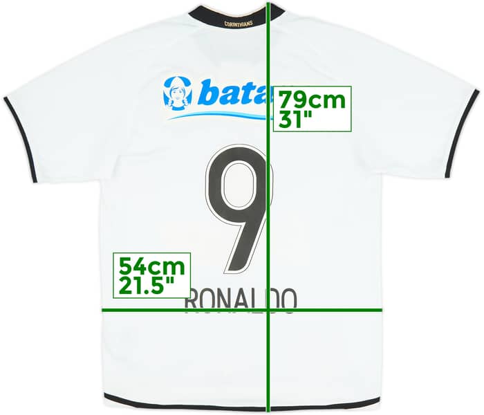 2009 Corinthians Home Shirt Ronaldo #9 - 8/10 - (M)