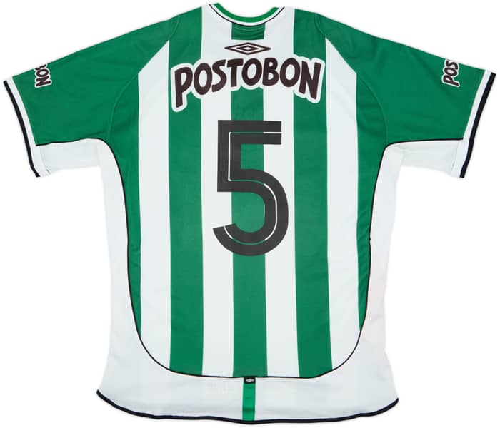 2003-05 Atletico Nacional Home Shirt #5 - 10/10 - (L)