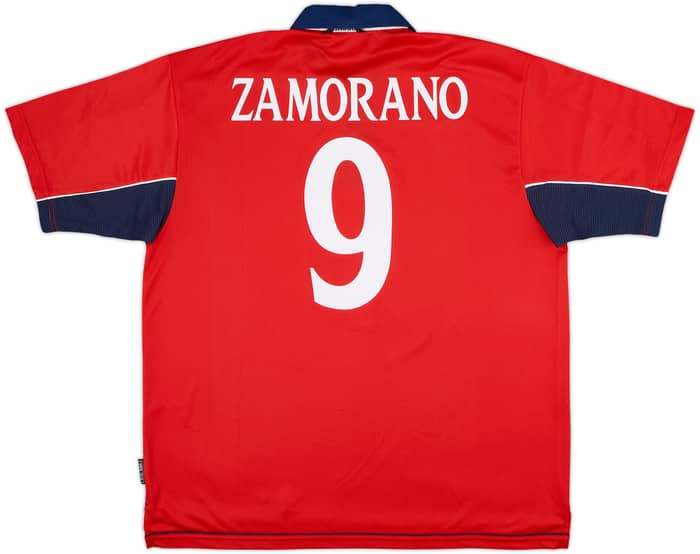 2000-01 Chile Home Shirt Zamorano #9 - 9/10 - (XL)
