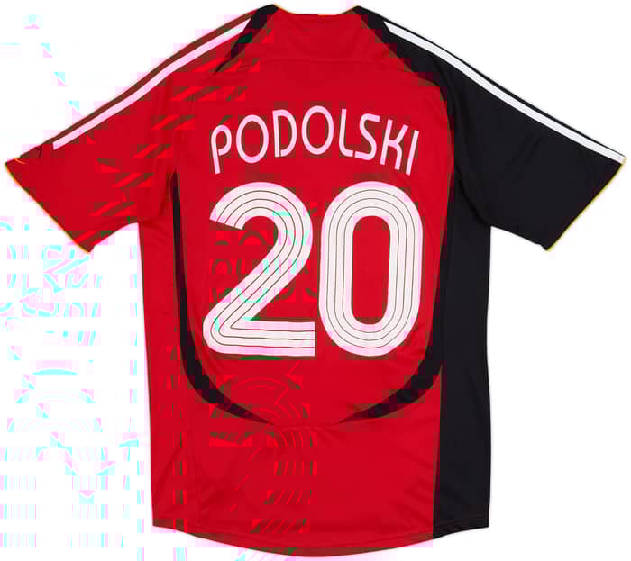 2005-07 Germany Away Shirt Podolski #20 - 6/10 - (S)