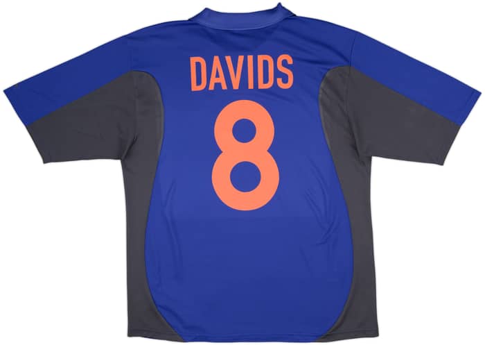 2000-02 Netherlands Away Shirt Davids #8 - 6/10 - (L)