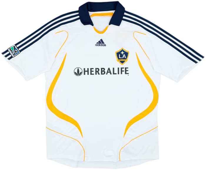2007-08 LA Galaxy Home Shirt Beckham #23 - 6/10 - (XL)